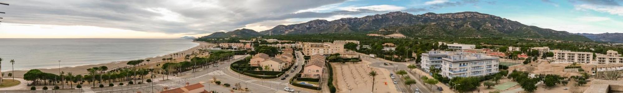 Apartamento Con Terraza, Vistas Playa Y Montana Hospitalet De L'Infant Kültér fotó